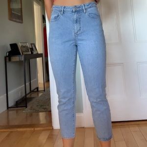 Pacsun light wash mom jeans